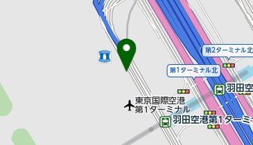 東京タクシーセンター 羽田空港第2タクシー乗り場の地図画像