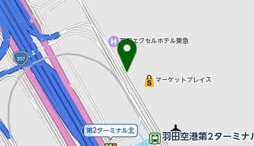 東京タクシーセンター 羽田空港第3タクシー乗り場の地図画像