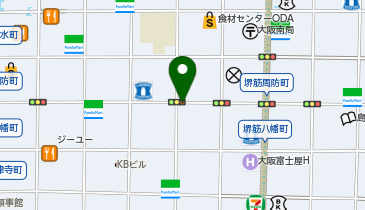 大阪タクシーセンター 南地タクシー乗場4号の地図画像