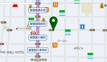 大阪タクシーセンター 南地予約無線タクシー乗場17号の地図画像