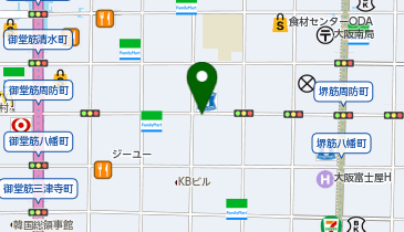 大阪タクシーセンター 南地予約ハイヤー・タクシー乗場26号の地図画像