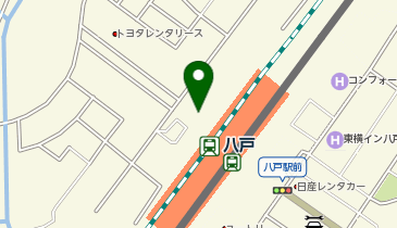 八戸駅西口 タクシー乗り場の地図画像