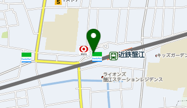 名古屋近鉄タクシー 近鉄蟹江駅乗り場の地図画像