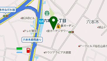 日本交通専用タクシー乗り場 泉ガーデンタワー乗り場の地図画像