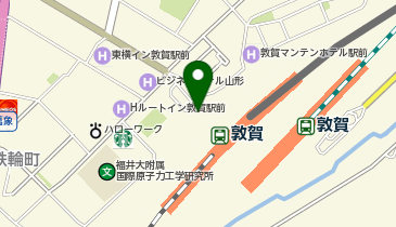 敦賀駅 タクシー乗り場の地図画像