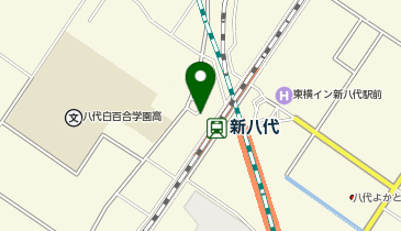 新八代駅西口 タクシー乗り場の地図画像