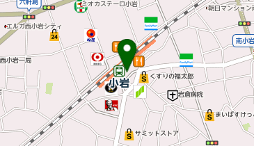小岩駅南口 タクシー乗り場の地図画像