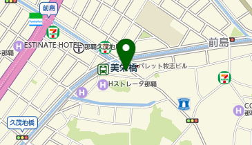 美栄橋駅南口 タクシー乗り場の地図画像