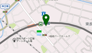 稲城駅南口 タクシー乗り場の地図画像