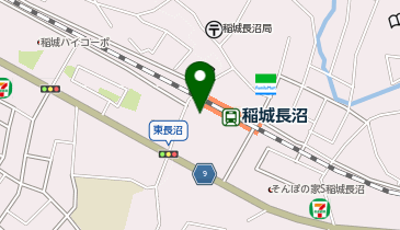 稲城長沼駅 タクシー乗り場の地図画像