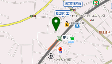 狛江駅北口 タクシー乗り場の地図画像