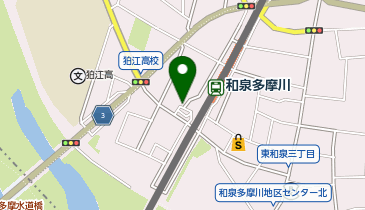 和泉多摩川駅北口 タクシー乗り場の地図画像