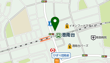 港南台駅 タクシー乗り場の地図画像