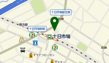 十日市場(神奈川県)駅北口 タクシー乗り場の地図画像