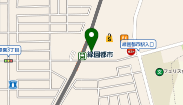 緑園都市駅東口 タクシー乗り場の地図画像