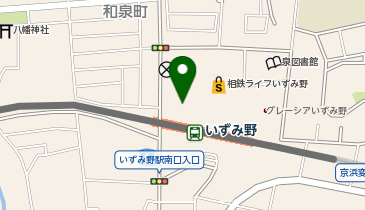 いずみ野駅北口 タクシー乗り場の地図画像