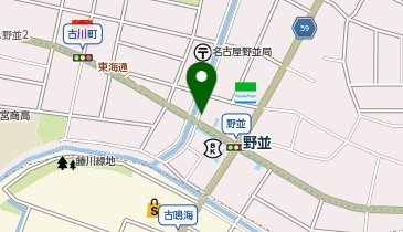 野並駅1 タクシー乗り場の地図画像