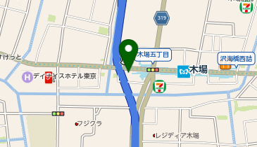 木場駅4a タクシー乗り場の地図画像