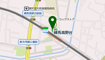 練馬高野台駅北口 タクシー乗り場の地図画像