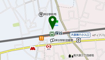 保谷駅北口 タクシー乗り場の地図画像