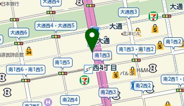 大通駅出口10 タクシー乗り場の地図画像