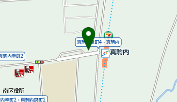 真駒内駅北出口 タクシー乗り場の地図画像