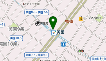 美園駅出口2 タクシー乗り場の地図画像