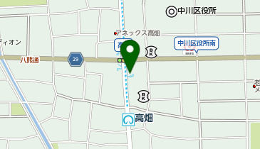 高畑駅4 タクシー乗り場の地図画像