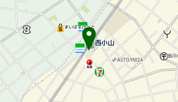 西小山駅 タクシー乗り場の地図画像