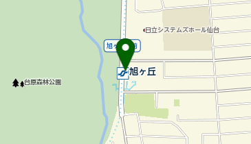 旭ヶ丘(宮城県)駅東1 タクシー乗り場の地図画像