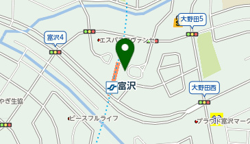 富沢駅 タクシー乗り場の地図画像