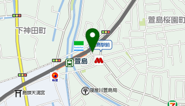 萱島駅東出口1 タクシー乗り場の地図画像