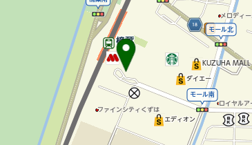 樟葉駅 タクシー乗り場の地図画像