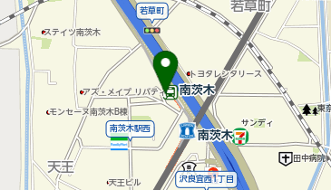 南茨木(大阪モノレール)駅 タクシー乗り場の地図画像