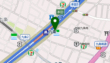 九条(大阪府)駅出口6 タクシー乗り場の地図画像