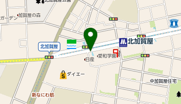 北加賀屋駅出口3 タクシー乗り場の地図画像