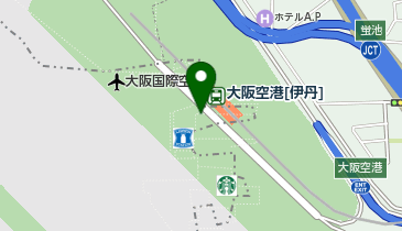 大阪空港駅 タクシー乗り場の地図画像