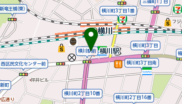 横川(広島県)駅南口 タクシー乗り場の地図画像