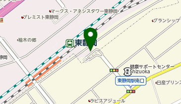 東静岡駅南口 タクシー乗り場の地図画像