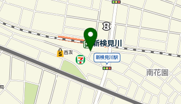 新検見川駅南口 タクシー乗り場の地図画像