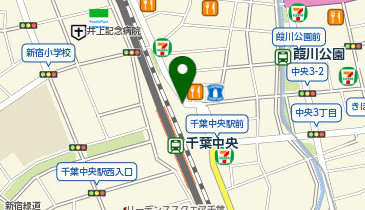 千葉中央駅 タクシー乗り場の地図画像