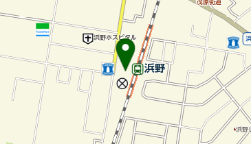 浜野駅西口 タクシー乗り場の地図画像