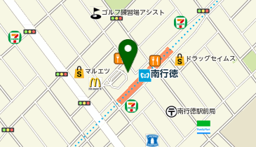 南行徳駅北口 タクシー乗り場の地図画像