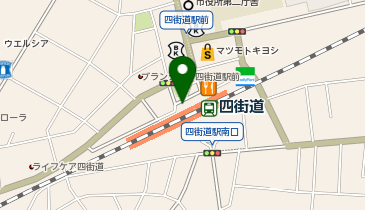 四街道駅北口 タクシー乗り場の地図画像