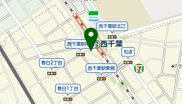 西千葉駅南口 タクシー乗り場の地図画像