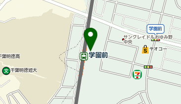 学園前(千葉県)駅 タクシー乗り場の地図画像