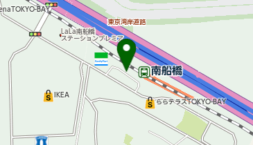 南船橋駅南口 タクシー乗り場の地図画像