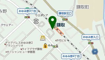 鎌取駅南口 タクシー乗り場の地図画像