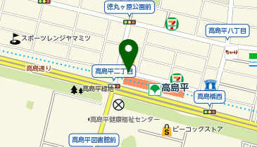 高島平駅西口 タクシー乗り場の地図画像