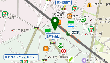 志木駅南口 タクシー乗り場の地図画像